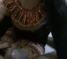 Married Indian desi girl sucking a big dick of her husband on cam