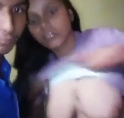 Teen big boob sucking MMS video