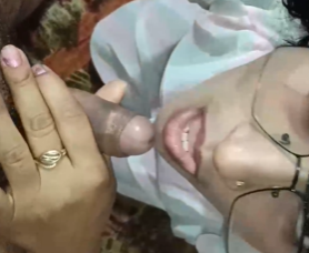 Desi Bhabhi blowjob and fucked in doggy style